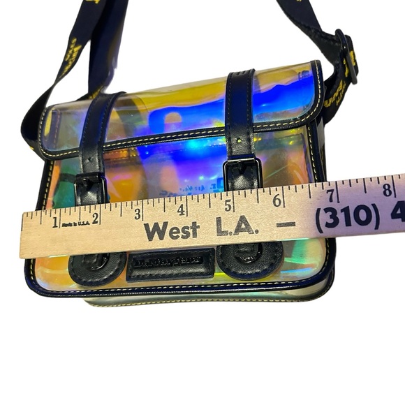 Dr. Martens 7 Satchel Crossbody Bag Purse Clear iridescent Clear - Picture 7 of 8